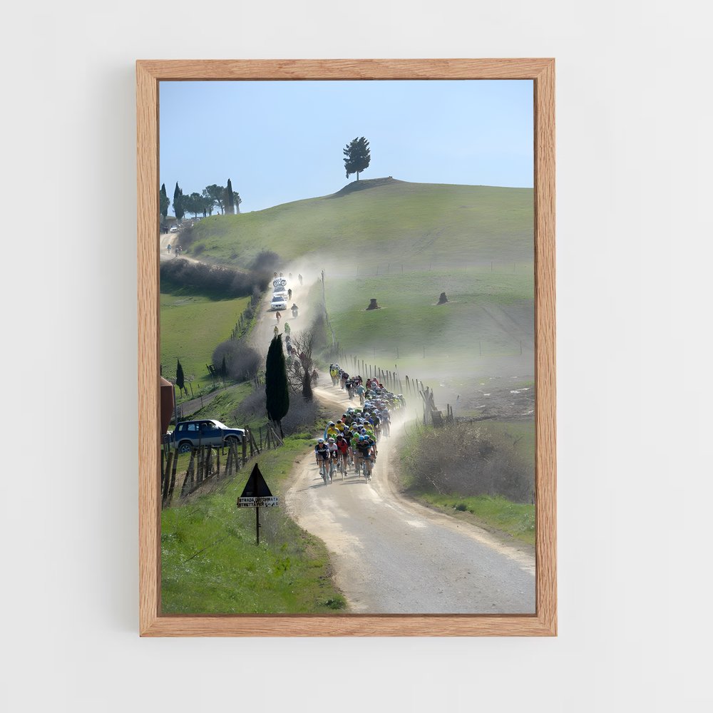 Poster Strade bianche italiens – affiche Cyclisme (vue 4)